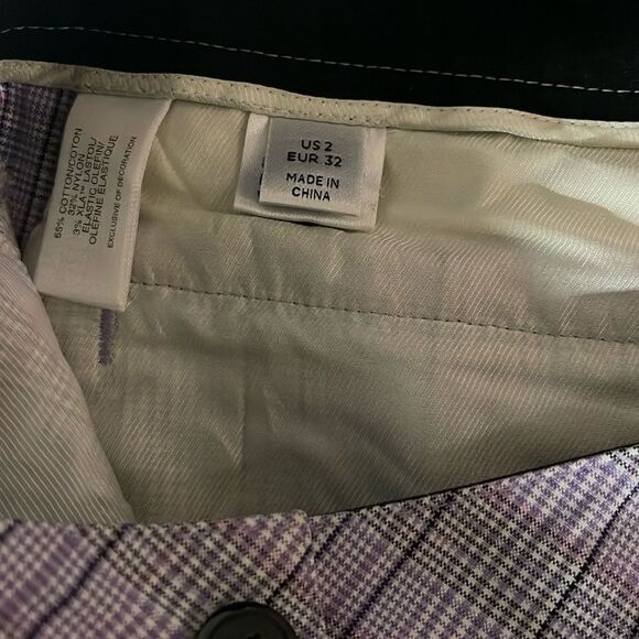 Cutter & Buck Purple and Black Bermuda Shorts, Women’s Size 2. - Picture 3 of 7